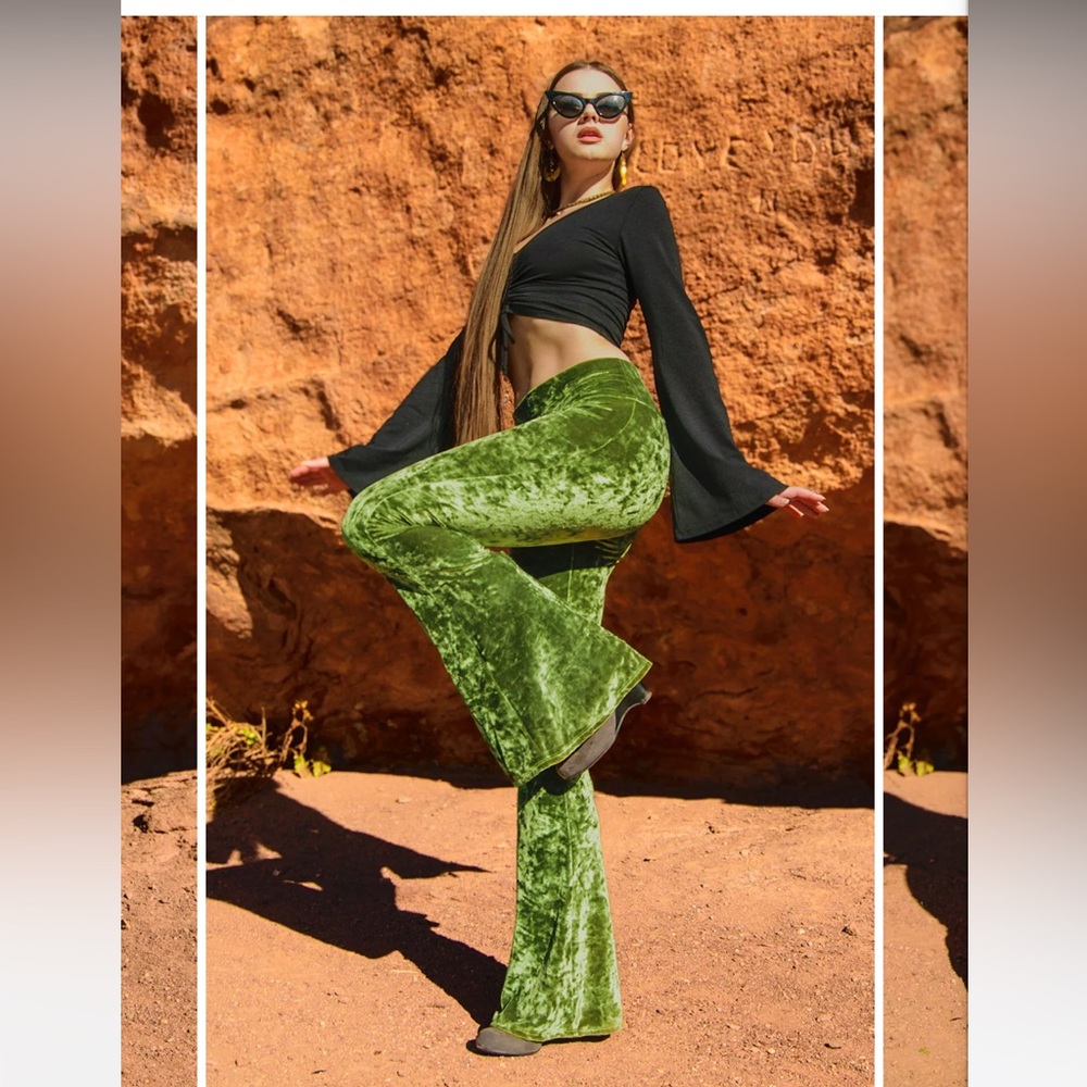 Warrior Within Velour flares